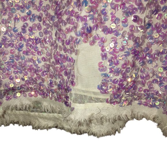 Gryphon New York Lavender purple sequin top Taylor Swift Concert Barbie … - Picture 4 of 6